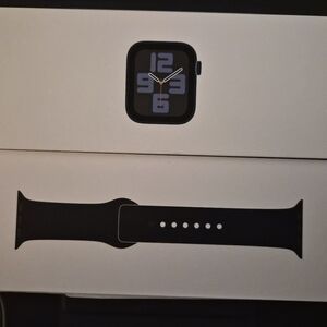 Apple Watch and Sport Band in Black